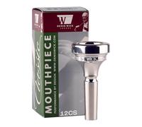 DENIS WICK Embouchure Classic pour trombone, plaquée argent, 5880-12CS - Conception de type V pour un son précis et une réponse fluide - petite tige pour une articulation claire - 24,7 x 6,5 x 6,1 mm