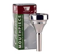 DENIS WICK Embouchure Classic pour tuba, plaquée argent, 5286-2L - Backbore ouvert pour un flux d'air et un son équilibrés - large tige pour une articulation sans effort 32,00 x 7,70 x 8,45 mm
