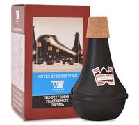 DENIS WICK Sourdine trompette/cornet entraînement, très silencieuse, aluminium (5526)