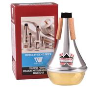 DENIS WICK Sourdine trompette droite aluminium fond laiton (5504B)