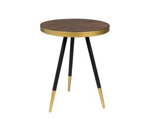 DENISE S - Table basse ronde art déco D44 Or