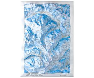 Deniveles - Carte Des Pistes Portes Du Soleil Avoriaz Châtel Chapelle d’Abondance - Carte 3D