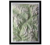 DENIVELES EDITIONS - Carte en relief - Carte En Relief Brianconnais - Equipement Outdoor | Deniveles Editions