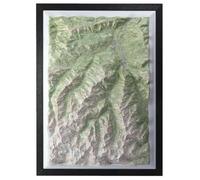 DENIVELES EDITIONS - Carte en relief - Carte En Relief Massif Des Cauterets | Deniveles Editions
