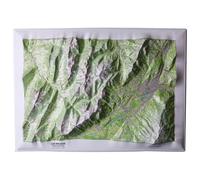 Deniveles - Massif Des Bauges - Carte 3D