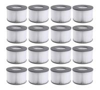Denkmsd Lot de 16 cartouches filtrantes pour MSpa - Cartouche filtrante de rechange pour piscines gonflables MSpa - Accessoire pour Mspa