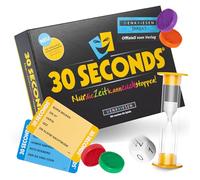 DENKRIESEN 30 Seconds Géants directs | Jeu de société à partir de 12 ans à partir de 3 joueurs | Jeu de devinettes pour familles | Jeu d'équipe pour les fêtes | Jeu d'explication de mots | Jeu de
