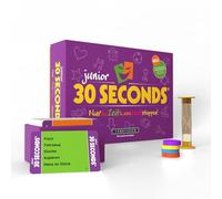DENKRIESEN 30 Seconds® Junior - Seul le temps peut vous arrêter - À partir de 7 ans - 3 joueurs et plus - Jeux de fête pour toute la famille - Jeux de famille - 16 joueurs et plus possibles