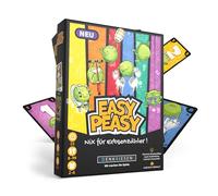 DENKRIESEN Easy Peasy - Nix pour les compteurs de pois - Jeu de cartes à partir de 8 ans - Jeu familial pour 2 à 6 joueurs - Jeu tactique de dépose avec cartes d'action - Amusant et stratégique pour
