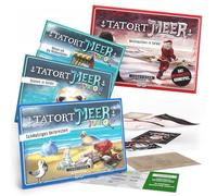 DENKRIESEN Jeu de scène de crime - Chutes junior + chute de Noël - À partir de 8 ans - Jeu de crime passionnant pour enfants - Jeu de détective - Aventure pour jeunes enquêteurs - Idéal pour toute la