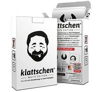 DENKRIESEN - klattschen® - WHITE EDITION - Die offizielle Erweiterung des Kult-Trinkspiels: Original Kartendeck mit 60 Spielkarten