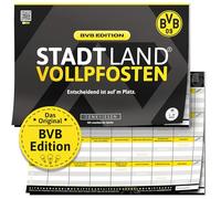 DENKRIESEN Stadt Land Vollpfosten® A4 - Édition BVB | À partir de 9 Ans | Article pour Les Fans du BVB | Borussia Dortmund | Ville Land Rivière
