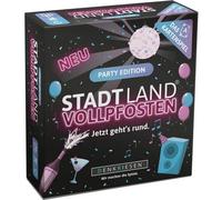 DENKRIESEN - STADT LAND VOLLPFOSTEN® - Le jeu de cartes - PARTY EDITION "Maintenant, ça tourne rond"