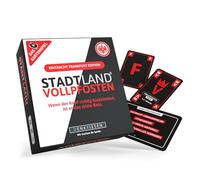 DENKRIESEN - Ville Land VOLLPFOSTEN Le jeu de cartes - Eintracht Francfort Edition | À partir de 8 ans | 3 à 6 joueurs | Article de fan d'Eintracht | Parfait pour les fans de football et les soirées