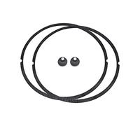 Denkuhin 09907 1075 Lot de 2 bagues d'étanchéité compatibles avec autocuiseur Presto CA16, CA16H et 21 l, boîte avec grille d'aération automatique 9911, remplace les pièces 82060, 393 et 82058