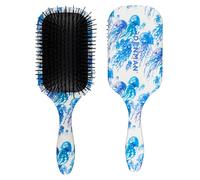 Denman Brosse à cheveux ultra démêlante, idéale pour les cheveux longs, perruques et extensions pour démêler sans tirer - (Jellyfish) D90L