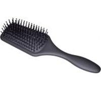 Denman (Black) Mini Paddle Cushion Hair Brush for Blow Drying, Detangling & On the Go Travel - Comfortable Styling, Straightening & Smoothing - For Women and Men, D84