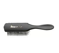 Denman D4N Noir Range " " 9-reihig / Mat - Caoutchouc Rangée Coussin Brosses