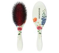Denman D81M Brosse à cheveux en poils de sanglier et nylon pour un dos lisse et brillant Motif floral