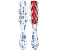 Denman Mini brosse de coiffage Curl & Blow-Dry - Define Curls, Smooth Frizz & Style Short Hair with Precision, D14 Blue Belle