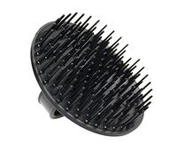 Denman (Noir) Masseur pour cuir chevelu et brosse démêlante pour cheveux épais ou fins, cheveux bouclés ou raides - Utilisation sous la douche ou dans le bain - Épurateur de tête et de barbe - Pour femme et homme, D6