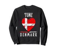 Denmark Flag Heart Tune City Sweatshirt