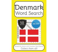 Denmark Word Search Book: Words Search With Easy To Read Print about Denmark, Travel, Culture and More | 6x9 inches, 100 pages | 50 puzzles. Ideal for ... English, Spanish, Italian, French and German.