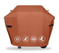 Denmay 7139 Housse de barbecue 130 cm pour Weber Spirit II 300 310, Spirit E-320, Spirit 200 Series, 600D, housse de protection pour barbecue Weber Spirit I&II E310, E330, E315, marron
