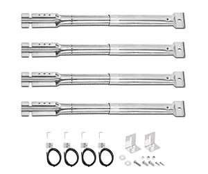 Denmay brûleurs universels de 31 à 42 cm pour Charbroil, landmann, Blooma,Brinkmann, Tepro, Taino, Barbecook, brûleur réglable en acier inoxydable pour CosmoGrill, Campingaz