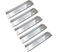 Denmay Couvercle de brûleur 42,8 x 13cm pour Enders Chicago 3, Enders Monroe 3 SIK, Enders Boston Black, Mr.Gardener Montreal, Diffuseur Chaleur, 5 Paquet