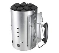 Denmay Démarreur de cheminée au Charbon de Bois avec poignée de sécurité pour Weber 7416, pour Le Camping et Les grillades, Colonne de Combustion Plus légère au Charbon de Bois, 30 cm H, 19 CM DIA