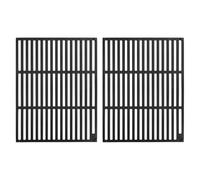 Denmay Lot de 2 grilles de barbecue en fonte - 45 x 70 cm - Pour Rösle Videro G4-S, Pour Enders Kansas Pro 4, Pour Napoléon Rogue 525, Pour Napoléon Prestige 500
