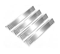 Denmay Lot de 4 cache-brûleurs, 40,2 cm, en acier inoxydable, pour Rösle Videro G2, G4, G6, Sansibar, séries 1,0 mm, en acier inoxydable, pour Rösle Videro G3, G3-S, G3-S Nero, Vario+