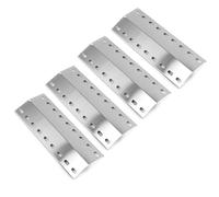 Denmay Lot de 4 cache-brûleurs universels en acier inoxydable pour Landmann Grillchef, Landmann Triton, Landmann Minton, Landmann Avalon, Grandhall Maxim GT4, 39,5 x 15 cm