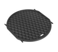 Denmay Plaque de cuisson en fonte de 30 cm pour système Weber Gourmet BBQ - Poêle ronde en fonte - Pièces de rechange pour Weber GS4 Spirit II 200/300 - Accessoire de plancha pour Genesis II E-310, LX