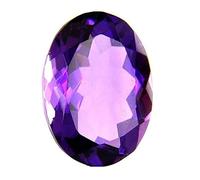 DENMES Kathela Pierre précieuse 4,25 Ratti Améthyste naturelle certifiée ovale Violet Original Katela-B09YHTNL