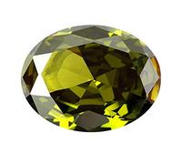DENMOUS 13,25 ratti 12,70 carats pierre de péridot originale certifiée avec rapport de laboratoire et certificat de garantie, péridot naturel/pierre de mani qualité pour avantages astrologiques