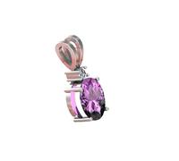 DENMOUS 15.00 Ratti 14.00 Carat Natural Quality Katela Améthyste Pendentif / Médaillon Pierre précieuse (Top AAA+) Qualité pour homme et femme (GGTL Lab Certified)-AMZ6458, zzzz-s, Gemstone, zzzz-s
