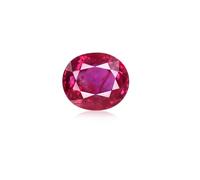 DENMOUS 16,25 Ratti 15,12 carats - Rubis rachidien naturel certifié original - Spinelle rouge de Ceylan - Rashi Ratan Bhagya - Pierre précieuse en vrac - AMZ3080 - Taille S - Argent sterling, Small