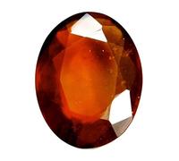 DENMOUS 16,25 Ratti 15,25 carats de qualité A+ Grenat naturel en hessonite gommé pour femmes et hommes S-B0BQJKQ2DN
