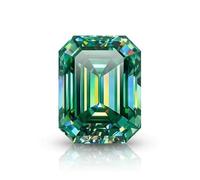 DENMOUS 4,25 Ratti 3,82 carats naturelle Aaa ++ de qualité verte en vrac, pierre précieuse naturelle certifiée émeraude zambienne/pierre Panna pour homme et femme (approuvée par les laboratoires