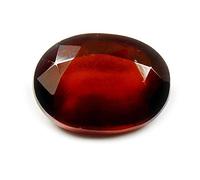DENMOUS 4,25 Ratti / 3,88 carats - Pierre naturelle - Grenat hessonite certifié A1+ - Qualité astrologique - Pierre précieuse en vrac - B09GKXQH-DNM