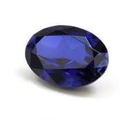 DENMOUS 5.25 Ratti Blue Zircon cubique Zircon Pierre précieuse naturelle certifiée pour homme et femme S-B0BF9WSW-2541, Small, Gemme