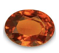 DENMOUS 7,25 Ratti Pierre naturelle gommée grenat hessonite certifié A1+ Qualité astrologique Vrac Gemme-B0C4HKBJDN