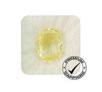 DENMOUS Aaa ++ Saphir jaune de Ceylan extrait de Pukhraj Pierre précieuse naturelle certifiée 11,25 carats-B0BMYPH9-2541, Small, Gemme