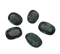 DENMOUS Alexendrite verte créée en laboratoire en gros (Rs 45/carat) Pierre précieuse ovale de qualité fine pour la revente de bijoutiers, signe astrologique du zodiaque Mithun Rashi Gemini -B0C69HT7