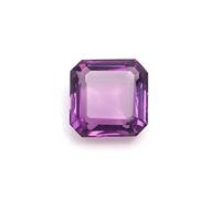 DENMOUS Améthyste naturelle de 2,25 Ratti - 1,75 carat - Taille écuyer - Certifiée en laboratoire - Fabrication de bijoux pour homme ou femme - B0C4LWTM-DNM