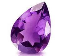 DENMOUS Améthyste naturelle taille poire de 8,25 carat - 7,75 carat - Certifiée en laboratoire - Fabrication de bijoux pour homme ou femme - B0C55HX21