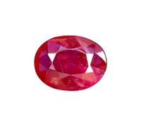 DENMOUS AMZ14450 Rubis de Birmanie 11,25 Ratti 10 carats certifié en laboratoire non chauffée Pierre précieuse naturelle Manikya pour homme et femme - Taille S, Small, Gemme