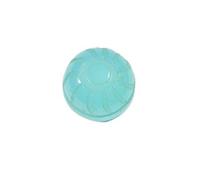 DENMOUS Bague ovale sculptée en onyx bleu ciel 4,4 carats pour médaillon rectifier astrologique Dosha de la planète Saturne dans la maison 6e, 8e ou 12e année de l'horoscope-B08B8TFS-2541, Small
